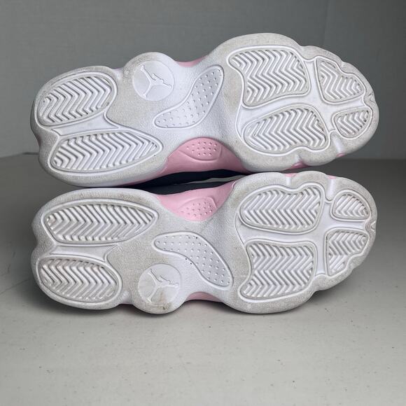 Jordan Jumpman Team II GS Girls 3Y Anthracite Black & Pink Sneakers 820276-060 - Picture 9 of 12